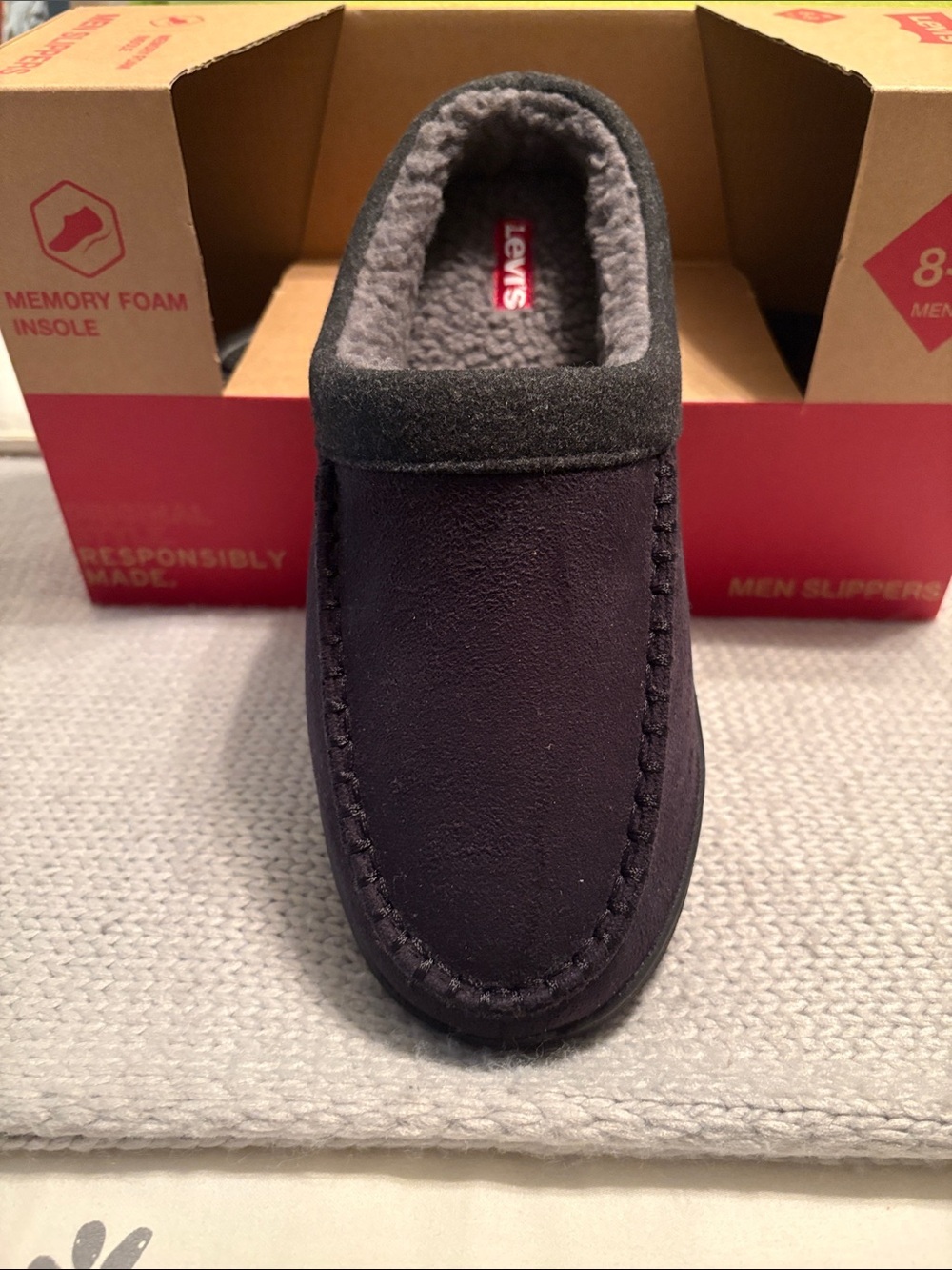 Levi’s Memory Foam Unisex Slippers Medium Size 8-9